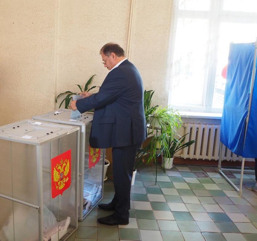 Борис Пайкин проголосовал в Брянске