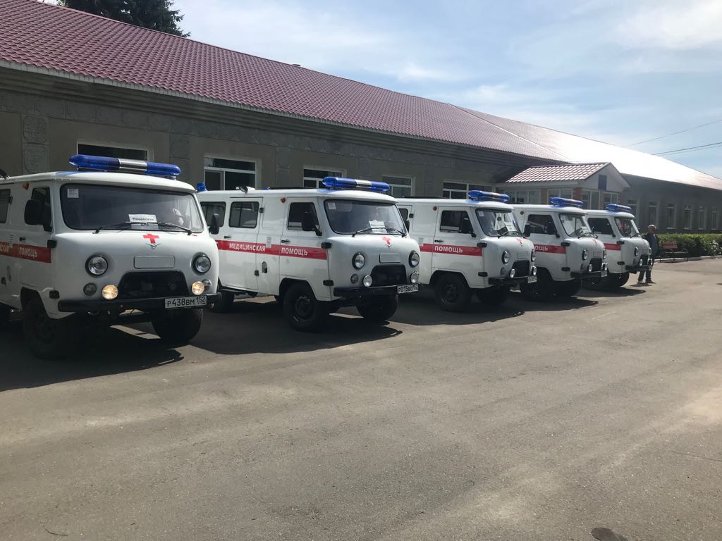 Больницы пяти районов Брянщины получили автомобили скорой помощи от Бориса Пайкина 