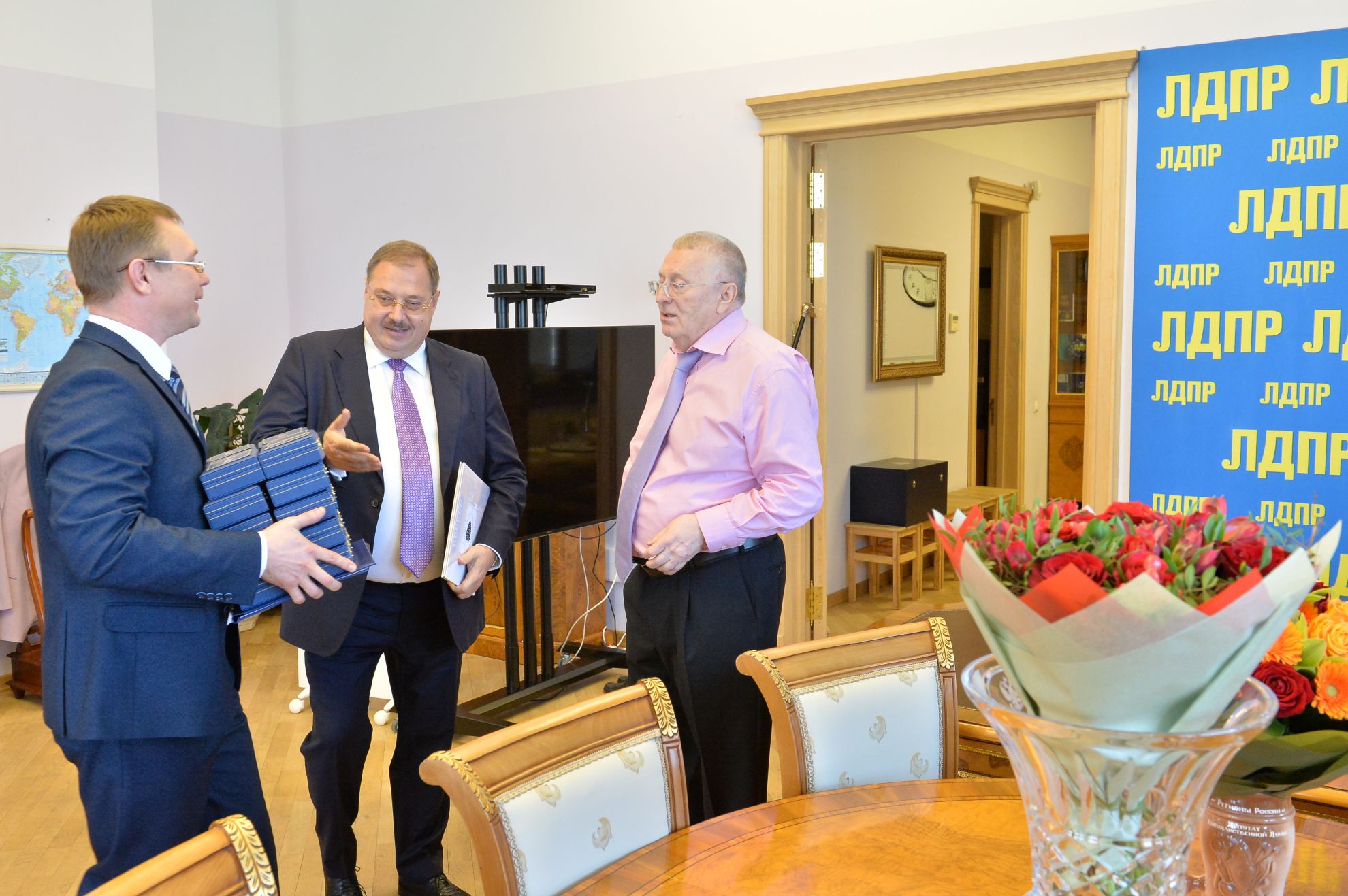 Борис Пайкин поздравил Владимира Жириновского с Днем рождения